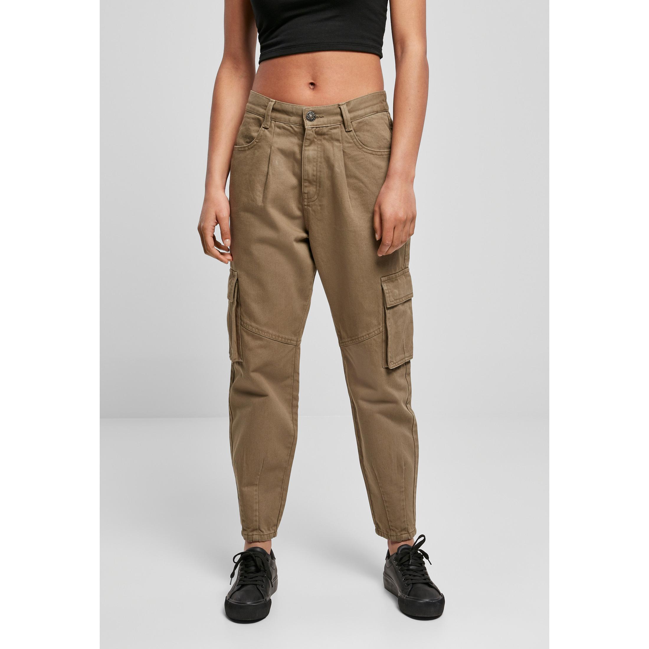 URBAN CLASSICS  damen-cargohose fit twill 