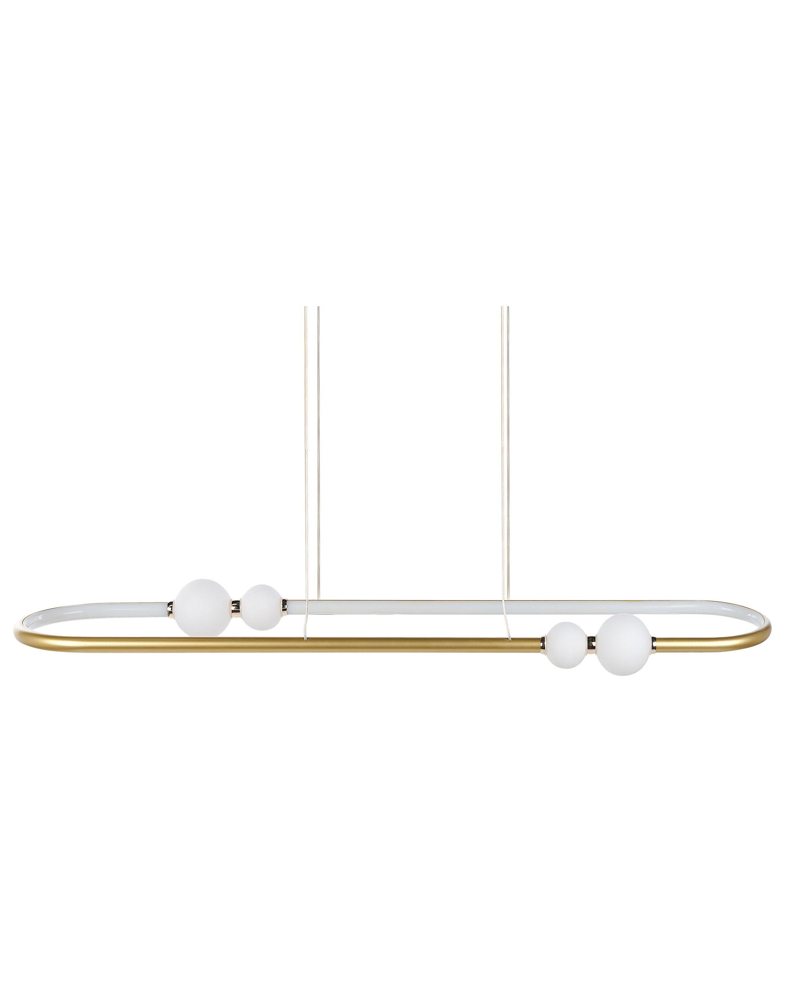 Beliani Lampe LED suspendue en Aluminium Moderne FEALE  