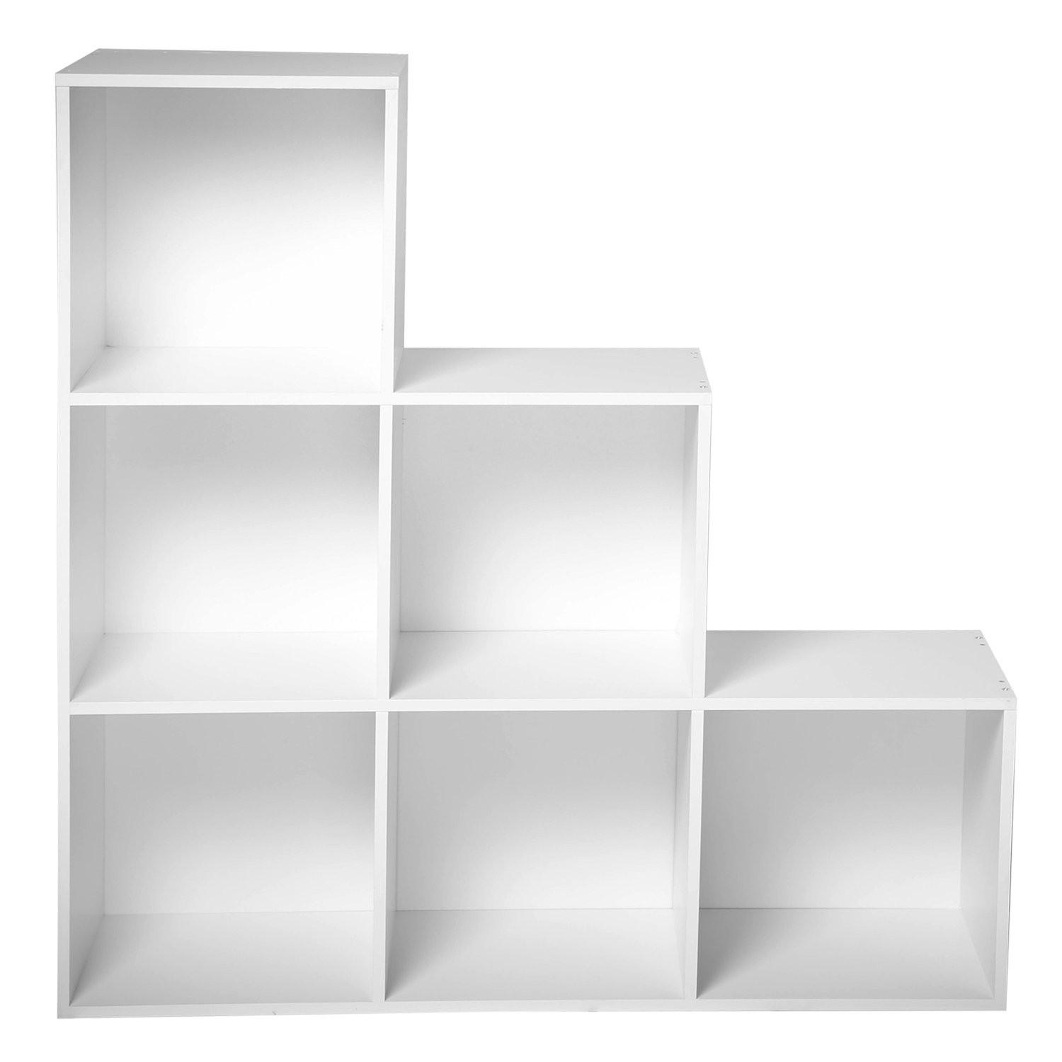 Image of Möbel mit 6 Fächern in Treppenform Möbel mit 6 Fächern in Treppenform