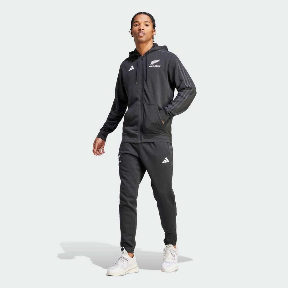adidas All Blacks 3-Streifen Full Zip Hoodie  