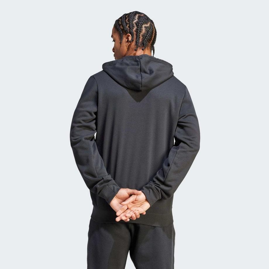 adidas All Blacks 3-Streifen Full Zip Hoodie  