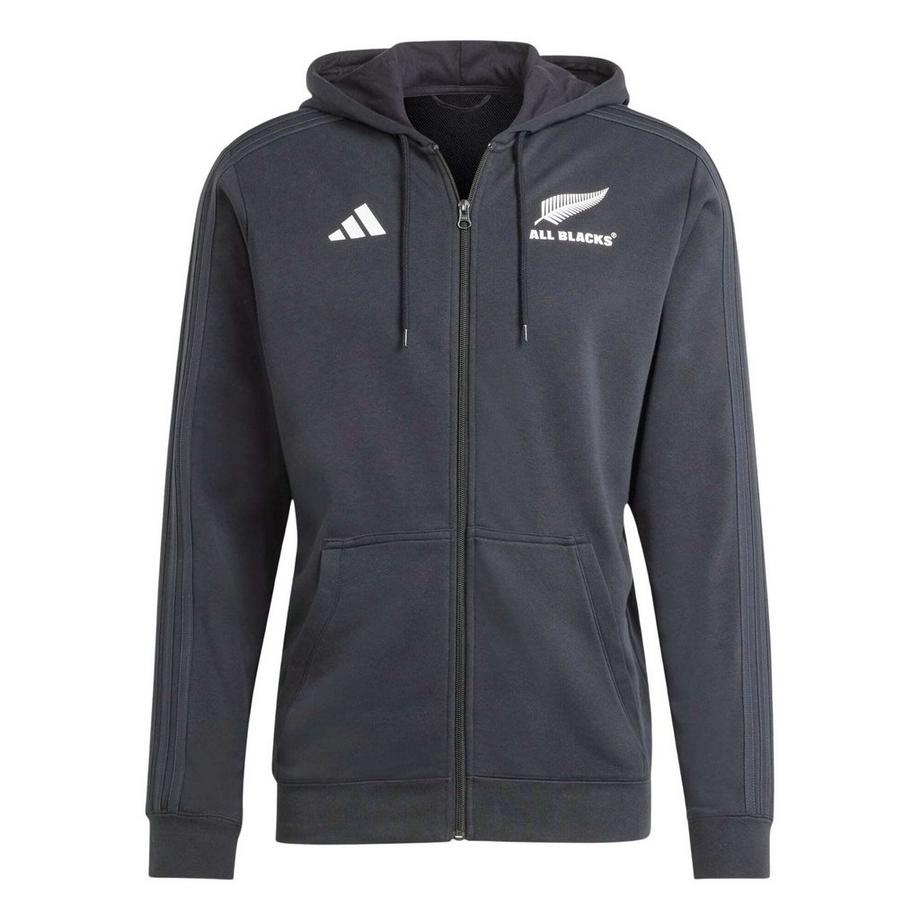 adidas All Blacks 3-Streifen Full Zip Hoodie  
