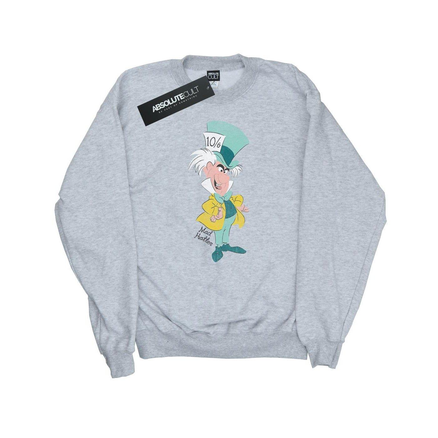 Image of Classic Mad Hatter Sweatshirt Damen Grau M