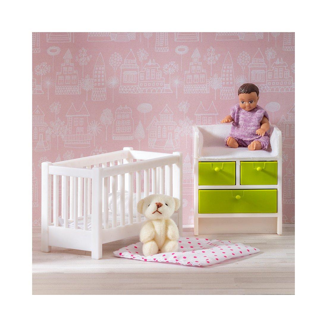 LUNDBY  Puppenhauszubehör Babyzimmer Set 