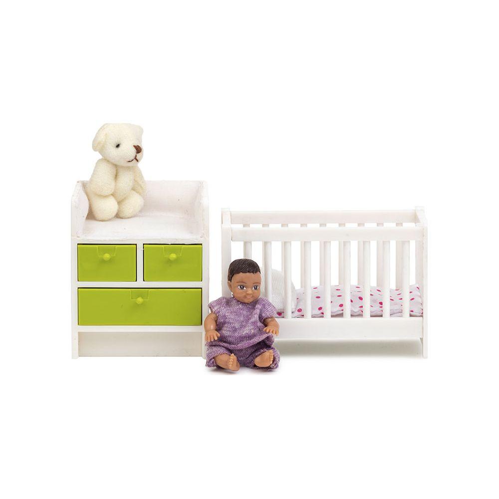 LUNDBY  Puppenhauszubehör Babyzimmer Set 