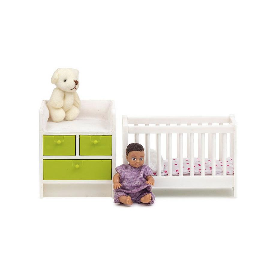 LUNDBY  Puppenhauszubehör Babyzimmer Set 