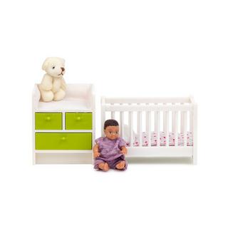 LUNDBY  Puppenhauszubehör Babyzimmer Set 