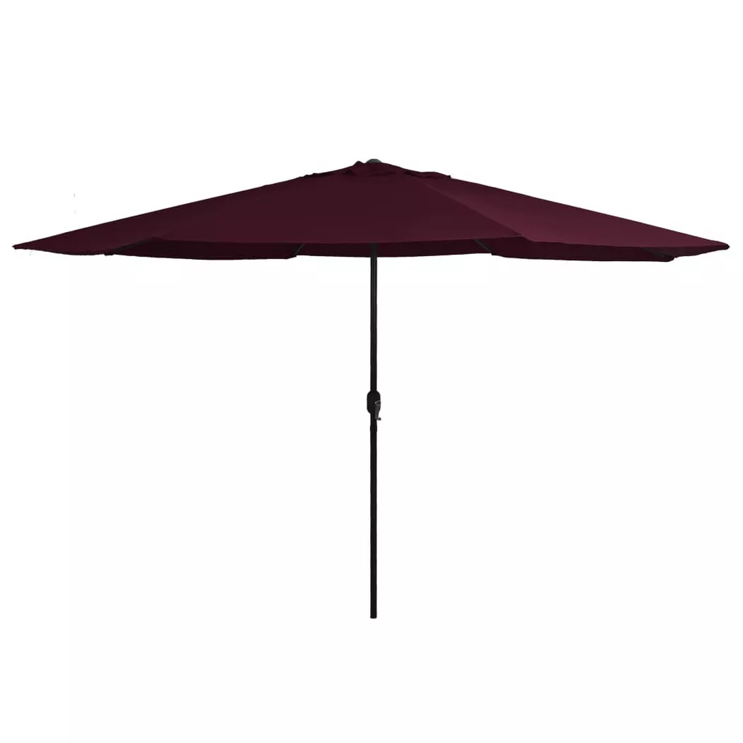 VidaXL - ombrellone da giardino, One Size, Rosso Multicolore