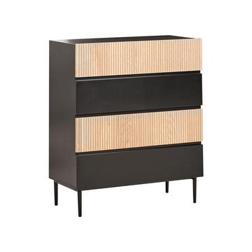 Cassettiera 4 cassetti en Fibra a media densità (MDF) Moderno BLYTHE