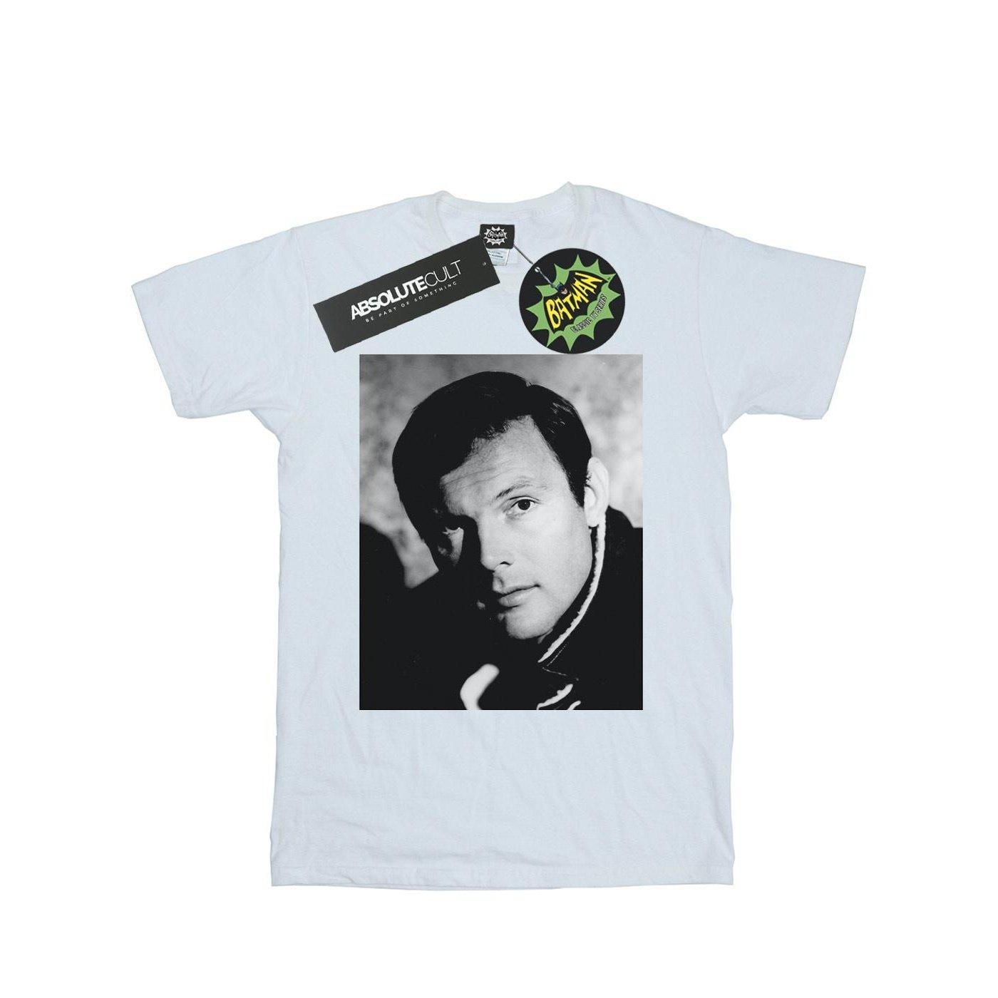 Image of Batman Tv Series Adam West Photograph Tshirt Mädchen Weiss 140/146