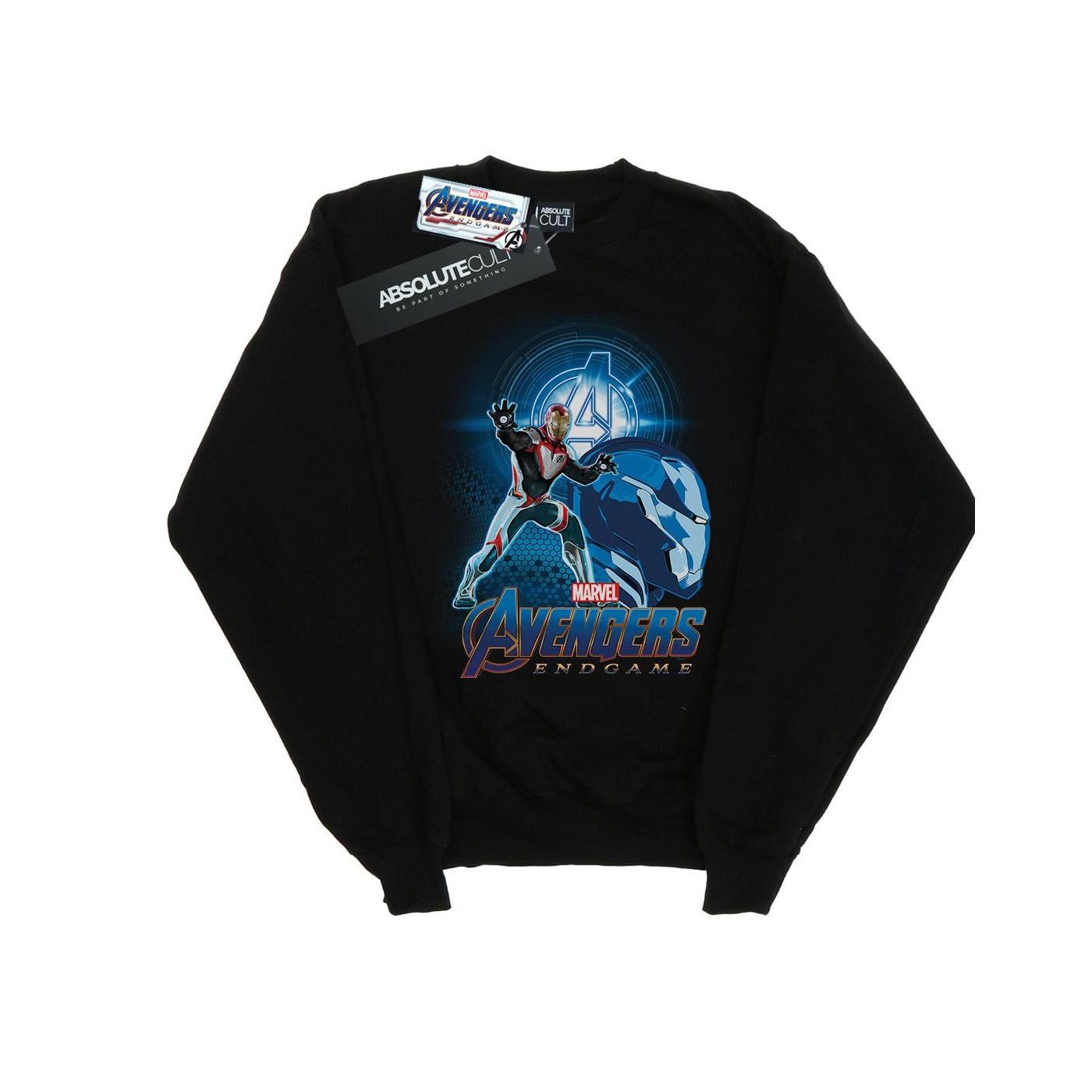 Image of Avengers Endgame Iron Man Team Suit Sweatshirt Mädchen Schwarz 152-158