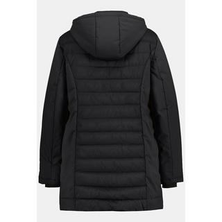 Ulla Popken  Veste Hybrid à capuche, matelassage/Softshell, matière déperlante 