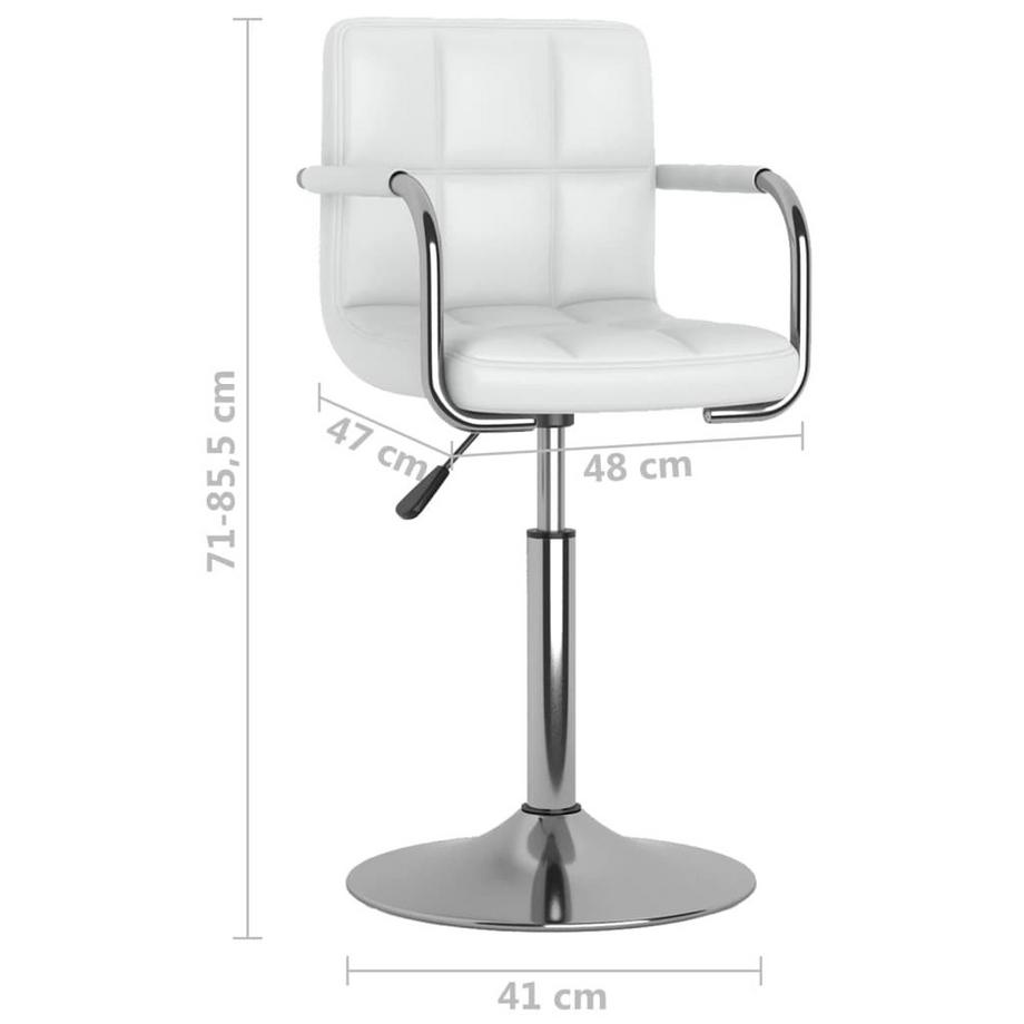 VidaXL Chaise de salle à manger cuir artificiel  