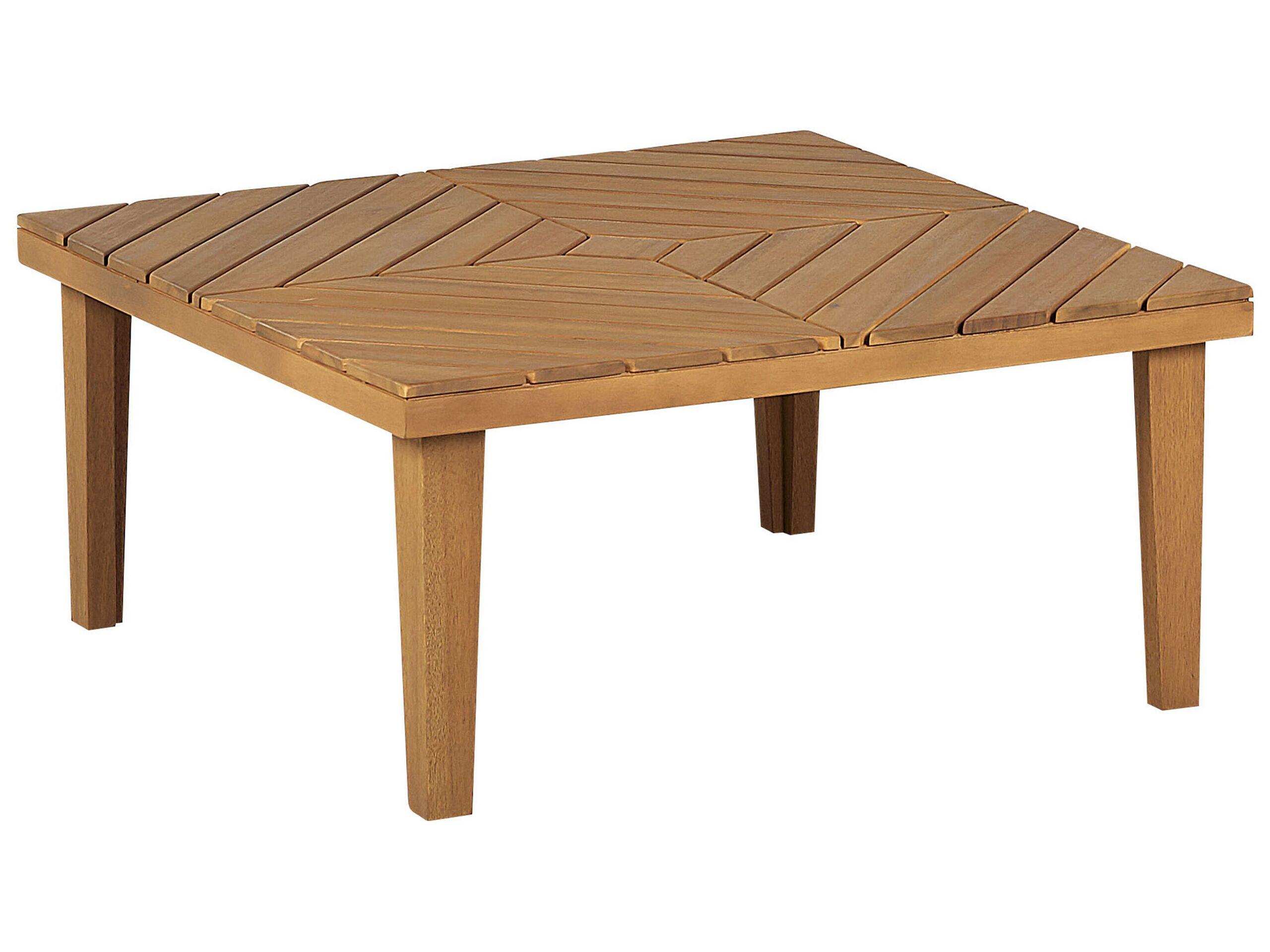 Beliani Table basse en Acacia Moderne BARATTI  