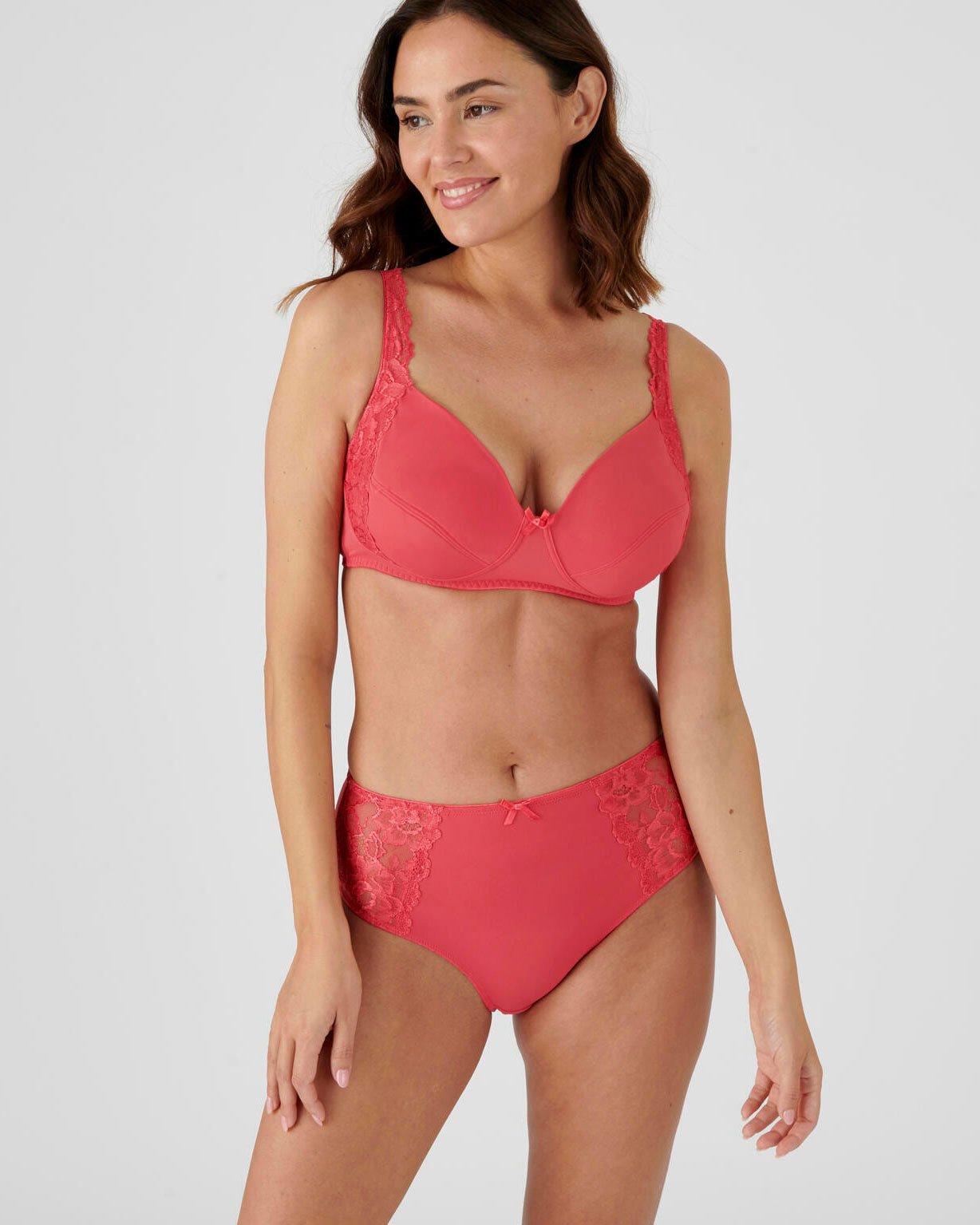 Image of Slip ,midi Eva Damen Rot 38/40