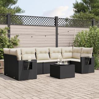 VidaXL set divano da giardino Polirattan  