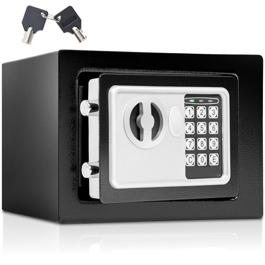 Cassaforte elettronica  con sistema di chiusura a doppio perno