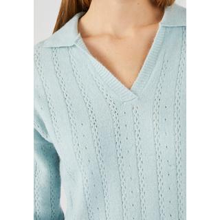 Damart  Pullover mit Polokragen aus Alpaka-Mischung 