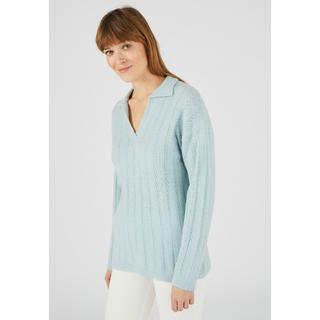 Damart  Pullover mit Polokragen aus Alpaka-Mischung 