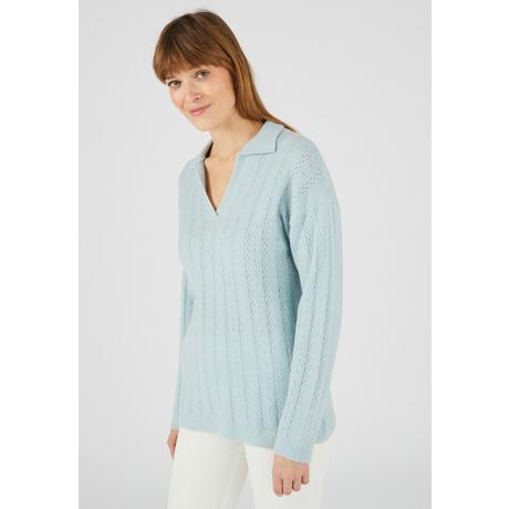 Damart  Pullover mit Polokragen aus Alpaka-Mischung 