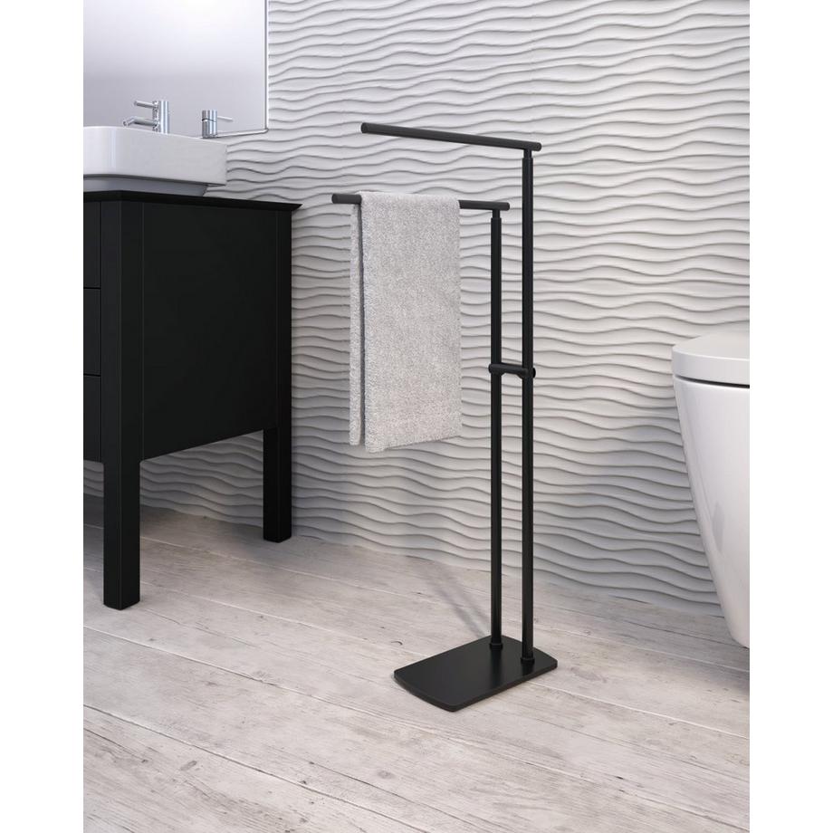 diaqua  Porte serviette s.pied Florida noir 