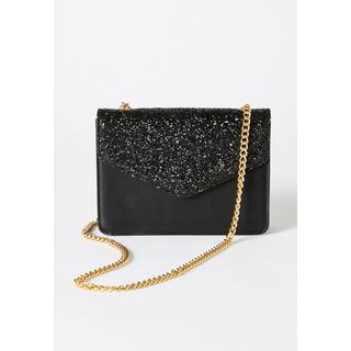 Damart  Clutch mit Paillettenklappe. 