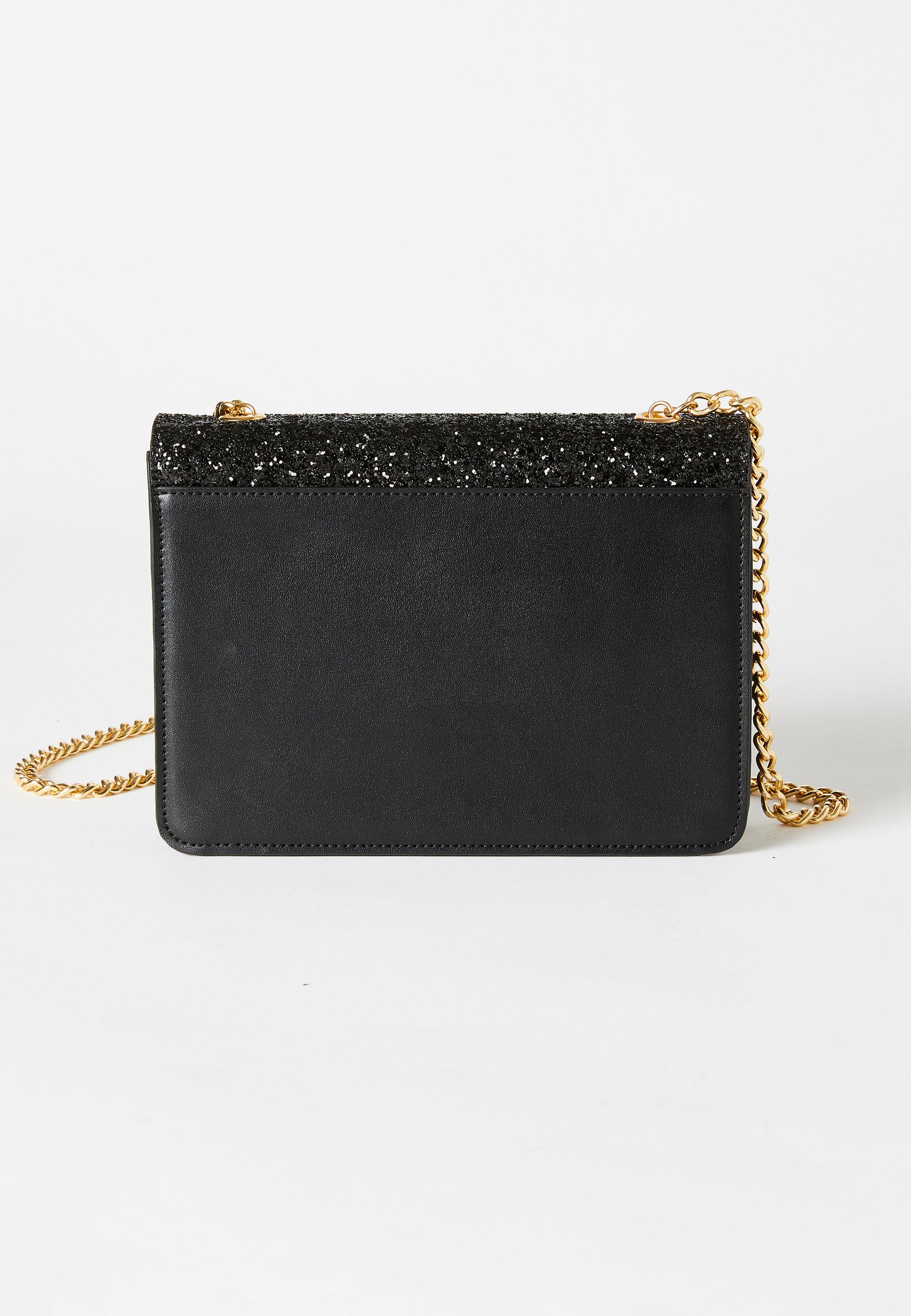 Damart  Clutch mit Paillettenklappe. 