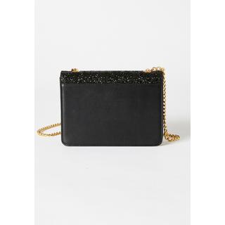 Damart  Clutch mit Paillettenklappe. 