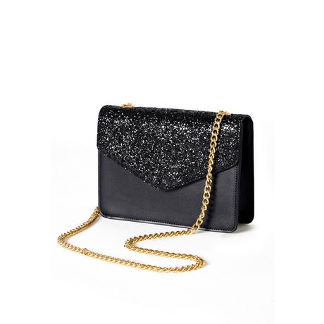 Damart  Clutch mit Paillettenklappe. 