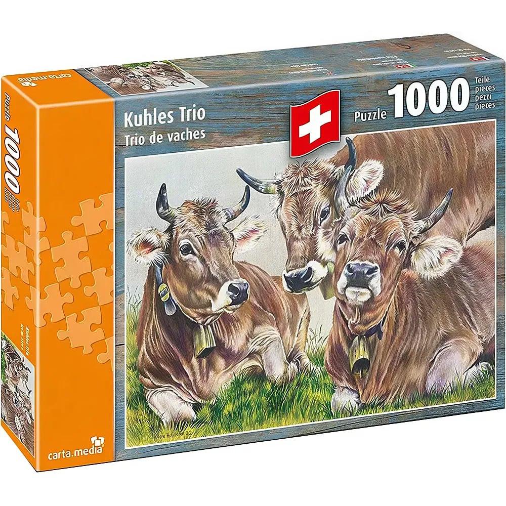 Image of Puzzle Kuhles Trio (1000Teile)