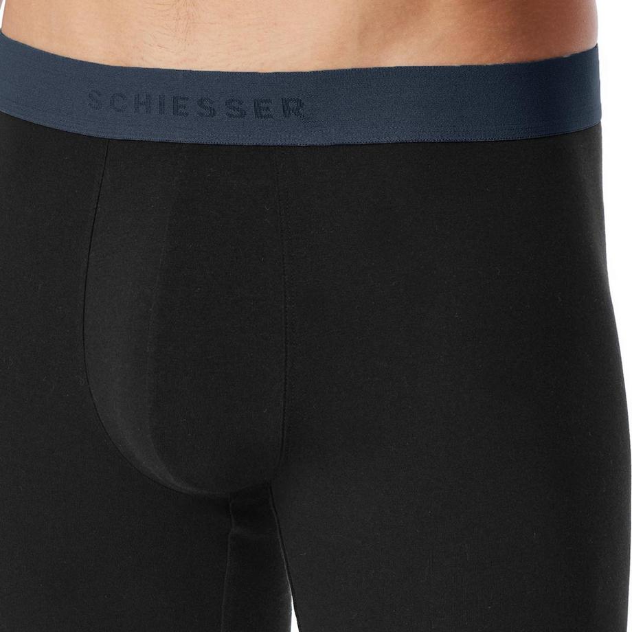 Schiesser Confezione da 6 boxer lunghi in cotone  