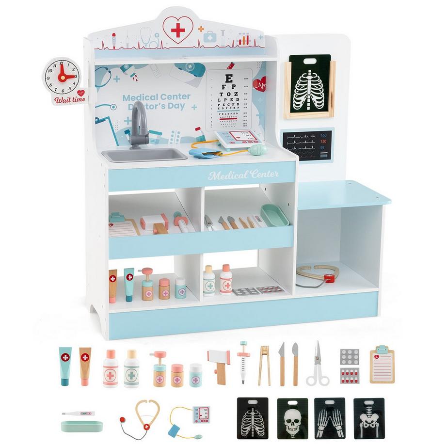 Coffret de docteur pour enfants avec moniteur ECG