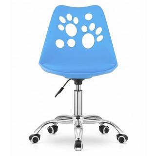 B2X PRINT Stuhl ausem Kunstleder mit Drehgelenk und verchromter Basis  