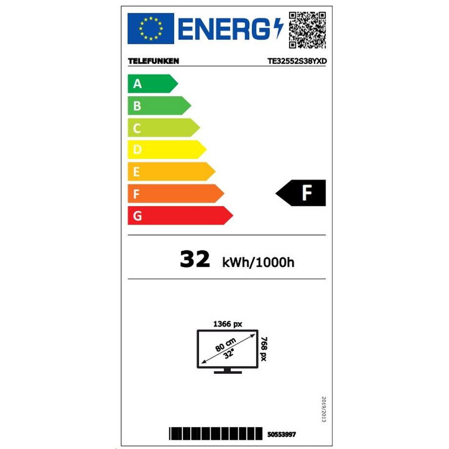 LG  32LQ63806LC weiss - 32" Full HD Smart-TV, F 