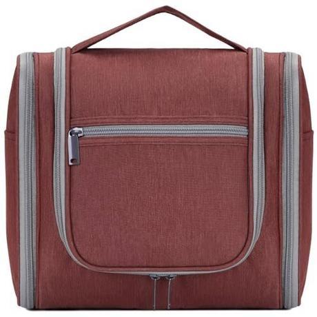 Only-bags.store  Kulturtasche - Kosmetiktasche - Waschtasche, Date Red (Grande) 