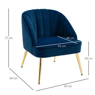 HOMCOM Fauteuil à oreilles  