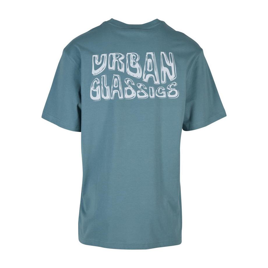 URBAN CLASSICS Shiny Logo Tall T-Shirt  