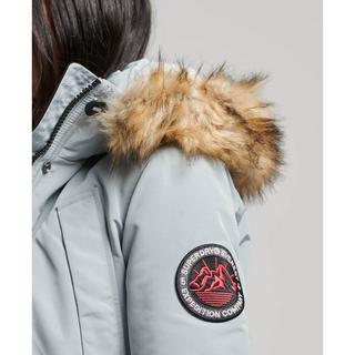 Superdry  daenparkajacke it kunstfellkapuze everest 