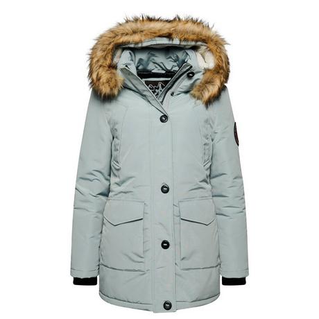 Superdry  daenparkajacke it kunstfellkapuze everest 