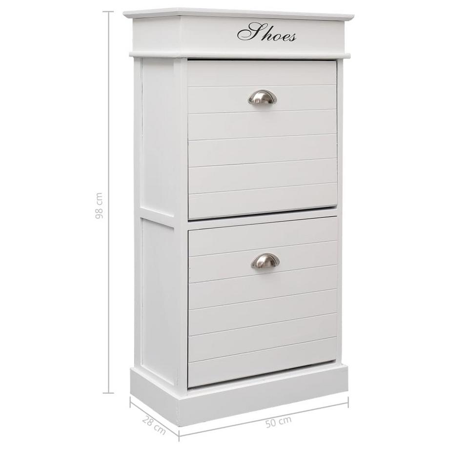 VidaXL Armoire à chaussures bois  