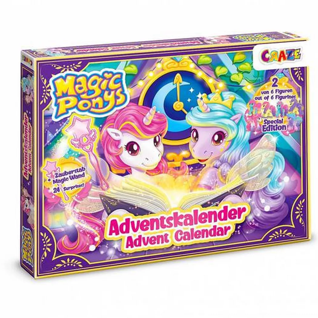 Craze - Adventskalender Magic Ponys, One Size