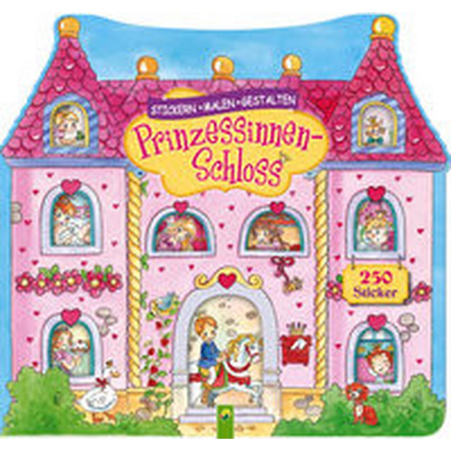 Schwager & Steinlein  Prinzessinnenschloss - Stickern, Malen, Gestalten 