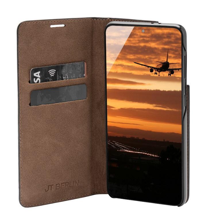 JTBerlin  Galaxy S21 - Jt Berlin Tegel Flip Case Schwarz 