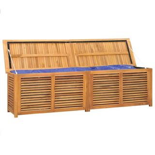 VidaXL Boîte de rangement de jardin teck  