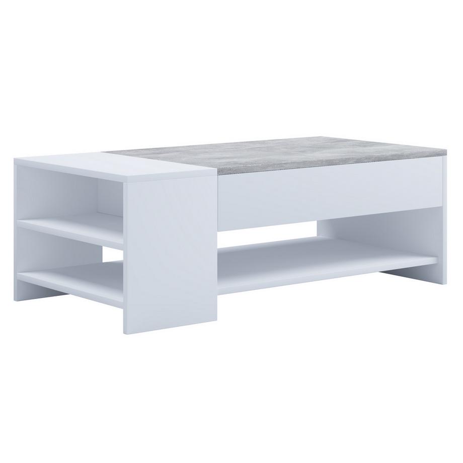 VCM Holz Couchtisch schlicht | Maße ca. H. 35 x B. 100 x T. 50 cm | Wohnzimmertisch mit Schublade - Tindus  