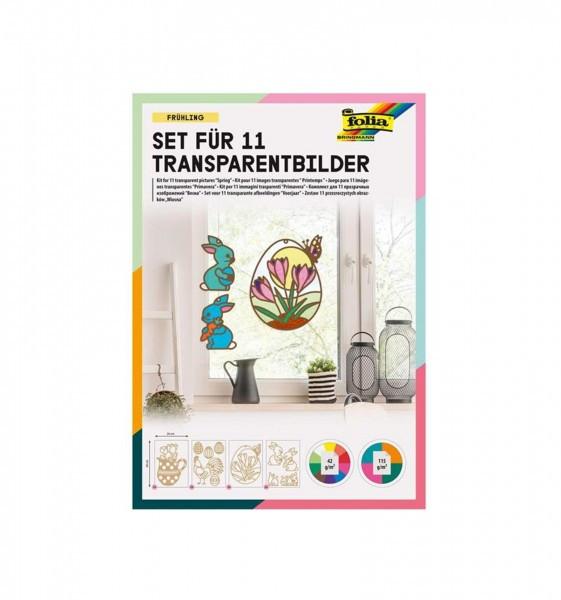 Image of Transparentbilder Bastelset Schwarz