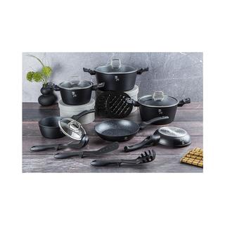 Berlinger Set de 15 ustensiles de cuisine Black Silver Collection  