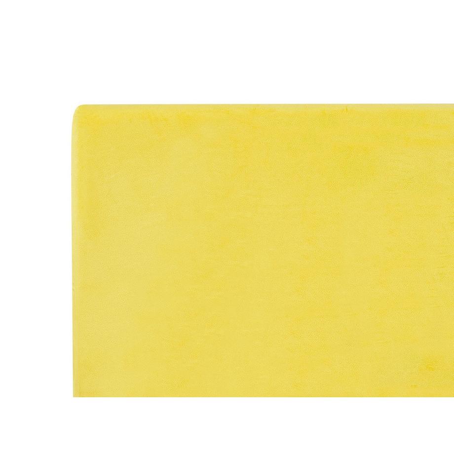 Beliani Revêtement de cadre de lit en Velours FITOU  