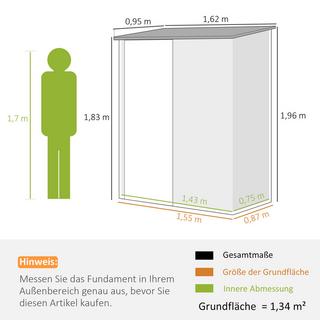 Outsunny Gartenschuppen  