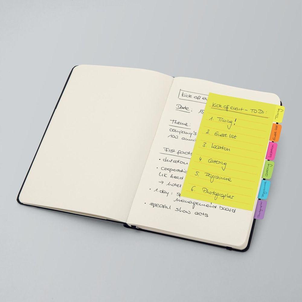 Sigel SIGEL TabMarker Notes HN205 6 Farben 98x148mm  